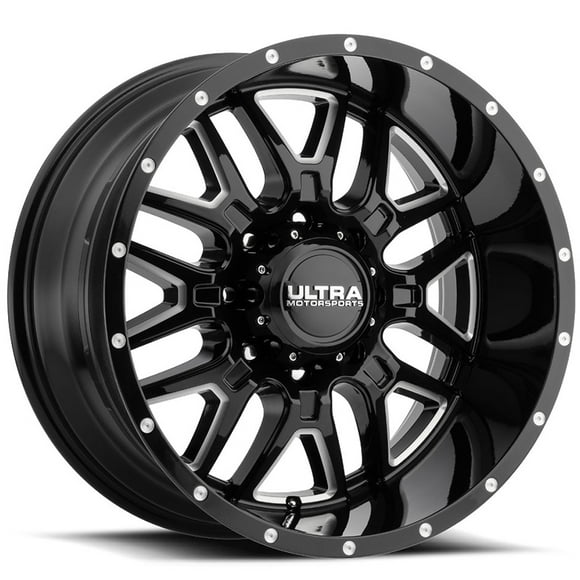 Ultra Wheel 194B Drifter Matte Black Wheel with Painted 15 x 10. inches /5 x 114 mm, -44 mm Offset Ultra Wheel 194B Drifter Matte Black Wheel with Painted 15 x 10. inches /5 x 114 mm, -44 mm Offset